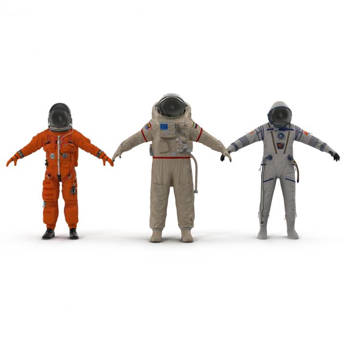 Space Suits Collection 3 3D model