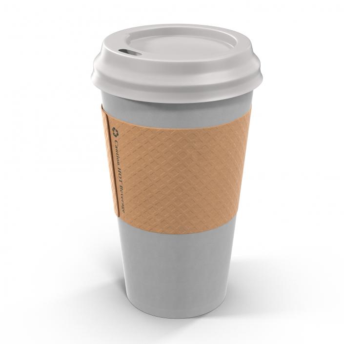 To Go Cup With Sleeve Generic 3D model