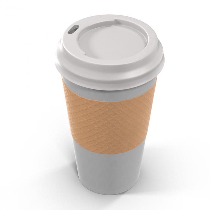 To Go Cup With Sleeve Generic 3D model