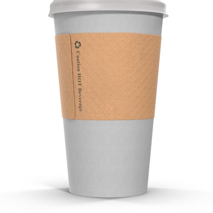 To Go Cup With Sleeve Generic 3D model