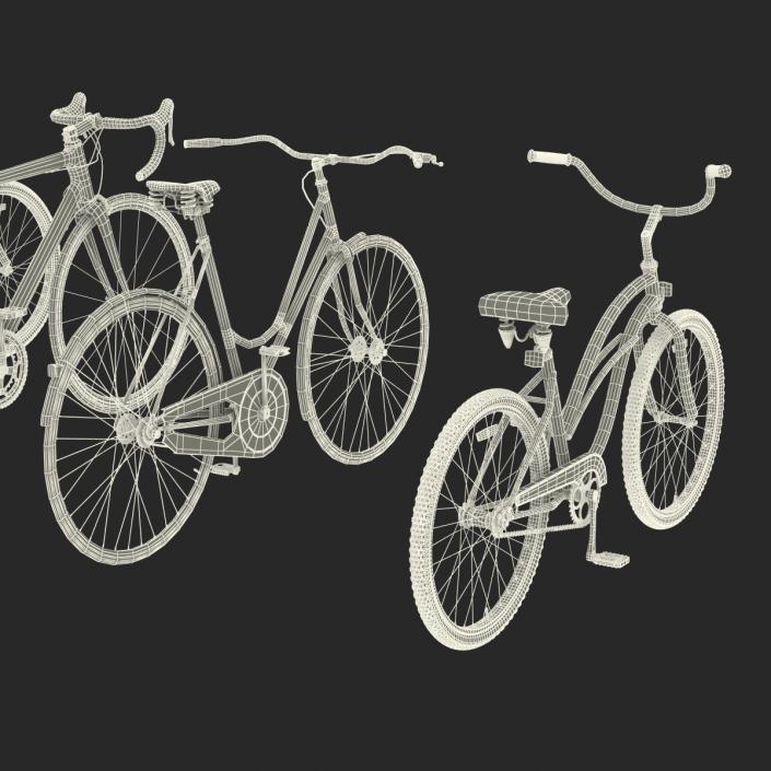 3D Rigged Bikes Collection model