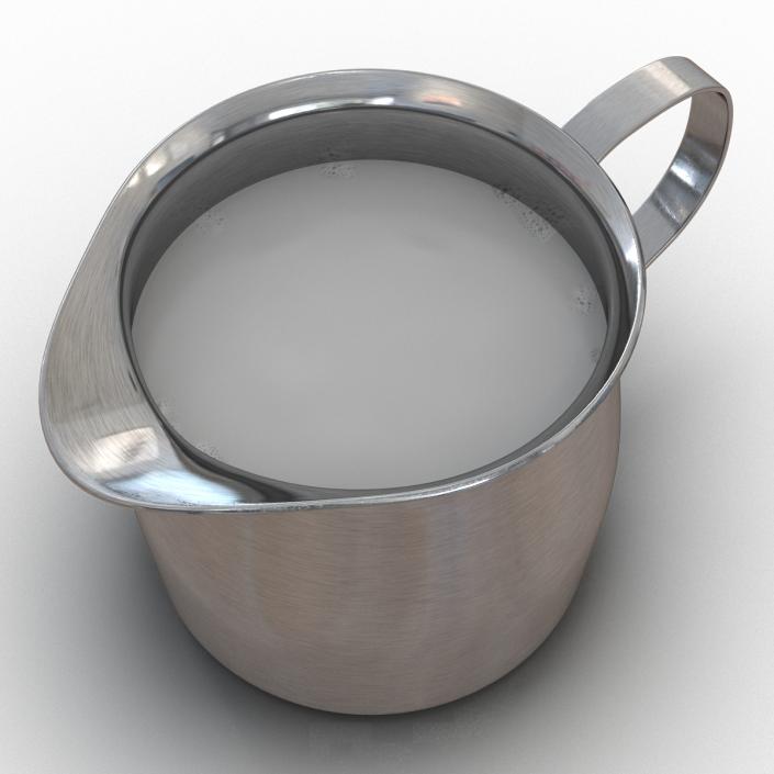 3D Pitcher Creamer Steel