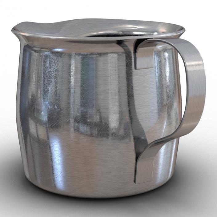 3D Pitcher Creamer Steel 2 model