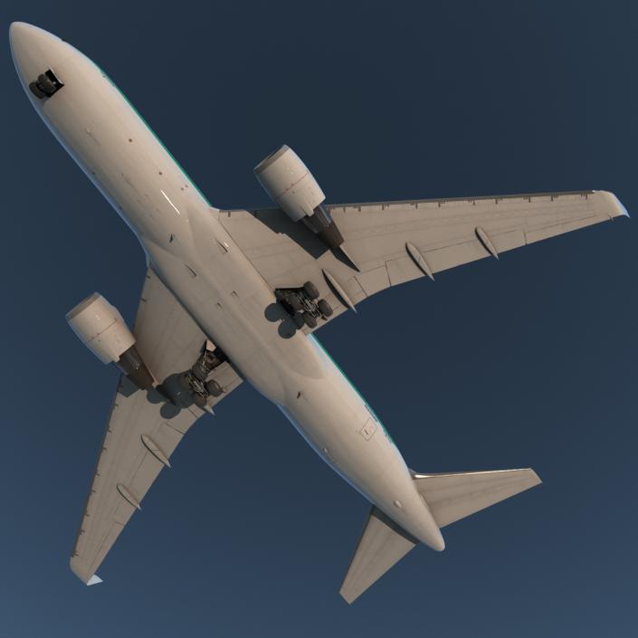 3D model Boeing 767-200ER Alitalia