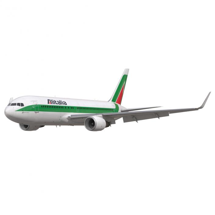 3D model Boeing 767-200ER Alitalia