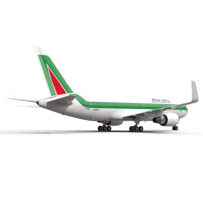 3D model Boeing 767-200ER Alitalia