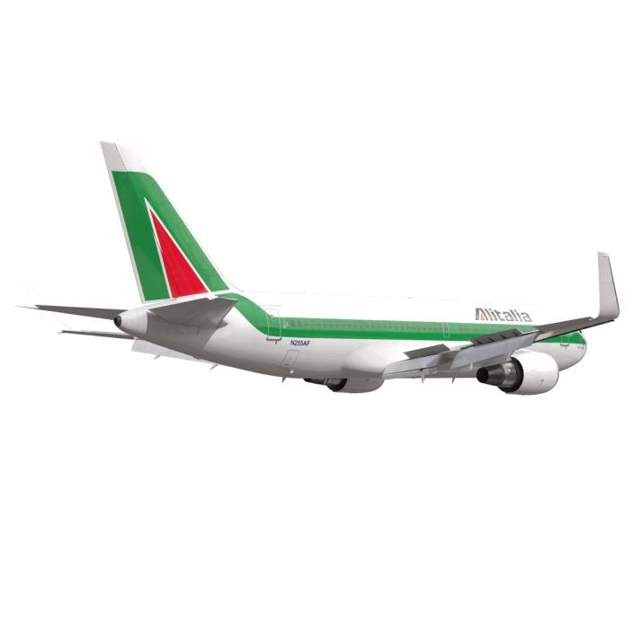 3D model Boeing 767-200ER Alitalia