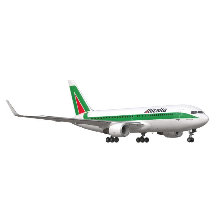 3D model Boeing 767-200ER Alitalia