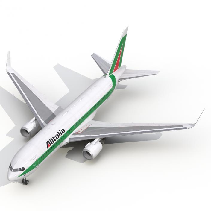 3D model Boeing 767-200ER Alitalia