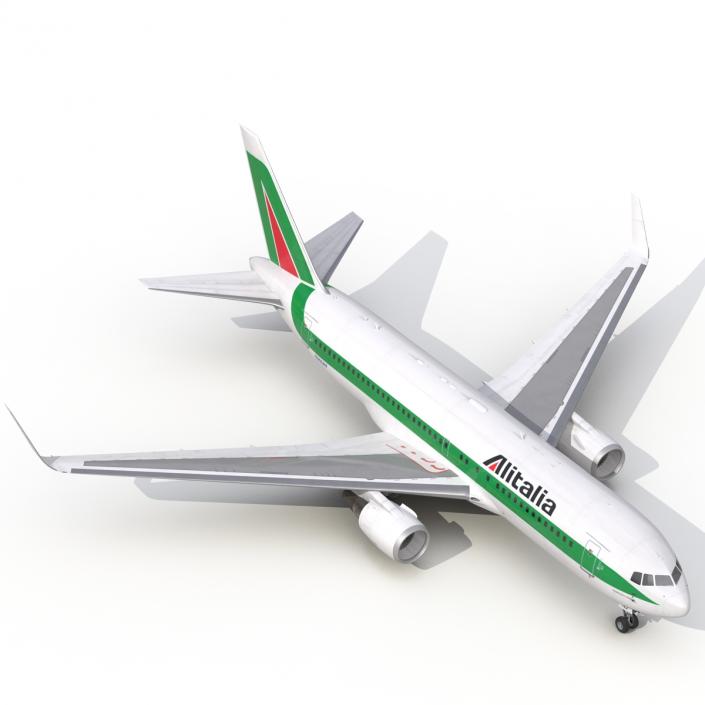 3D model Boeing 767-200ER Alitalia