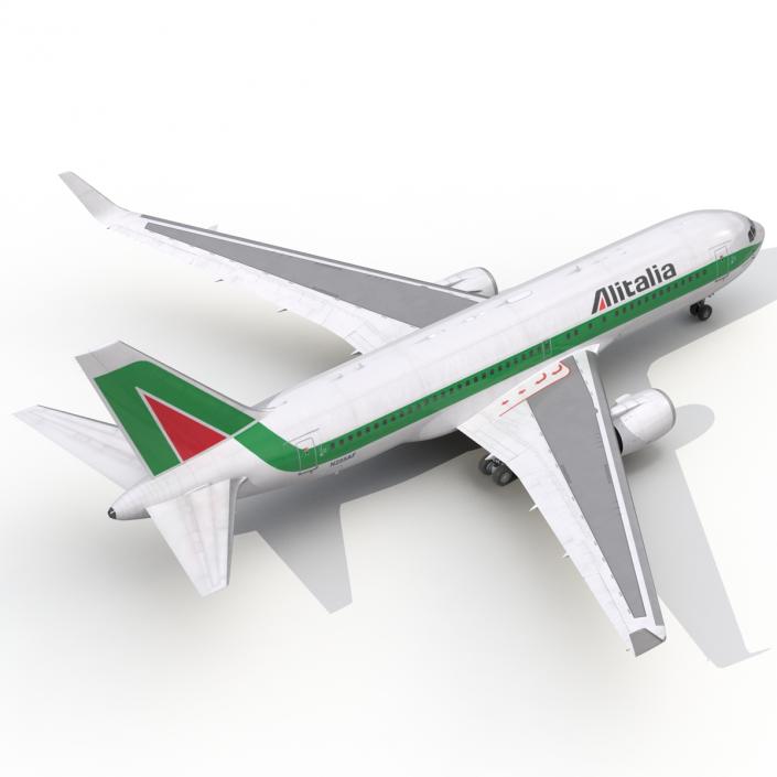 3D model Boeing 767-200ER Alitalia