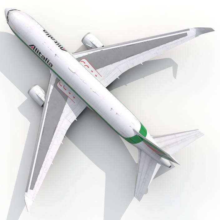 3D model Boeing 767-200ER Alitalia