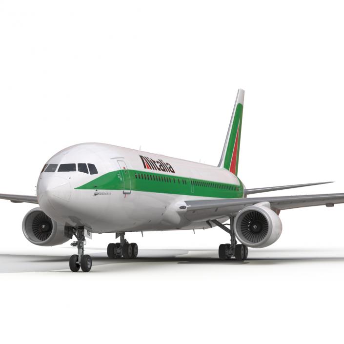 3D model Boeing 767-200ER Alitalia