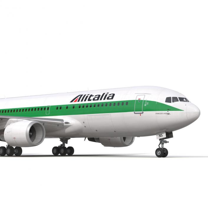 3D model Boeing 767-200ER Alitalia