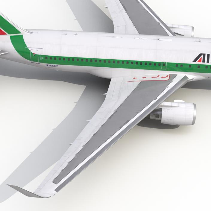 3D model Boeing 767-200ER Alitalia