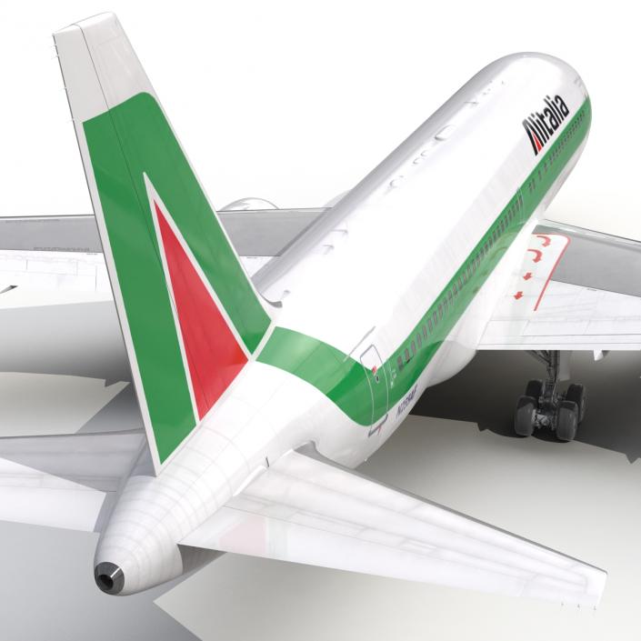 3D model Boeing 767-200ER Alitalia