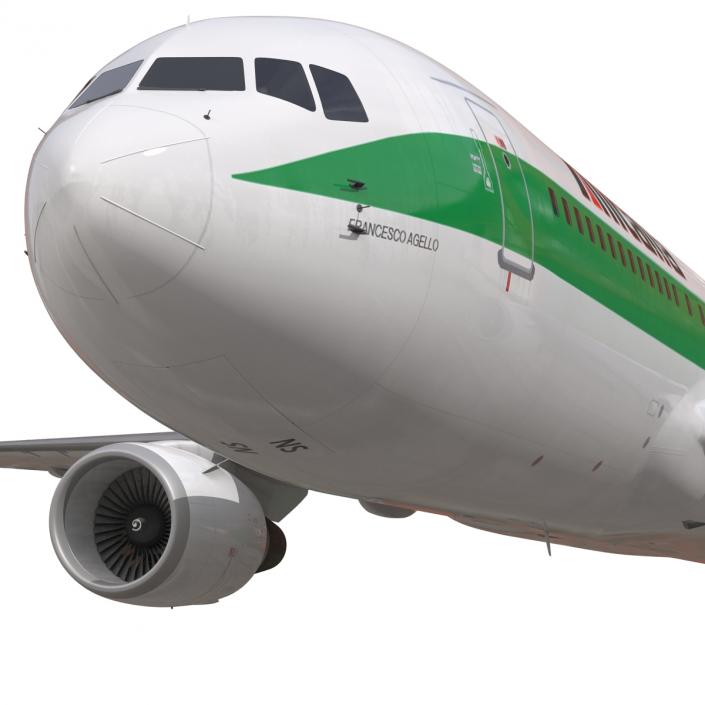 Boeing 767-200ER Alitalia Rigged 3D