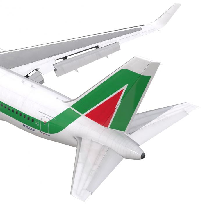 Boeing 767-200ER Alitalia Rigged 3D