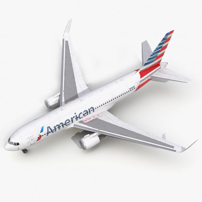 Boeing 767-200ER American Airlines 3D model