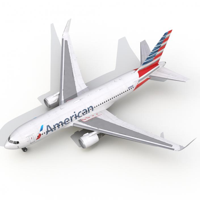 Boeing 767-200ER American Airlines 3D model