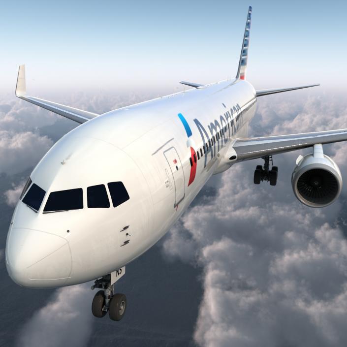 Boeing 767-200ER American Airlines 3D model