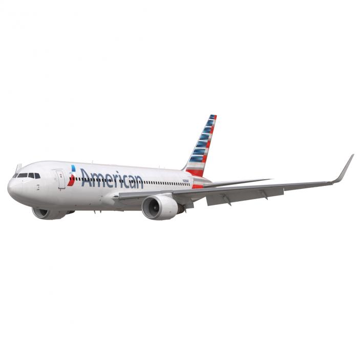 Boeing 767-200ER American Airlines 3D model