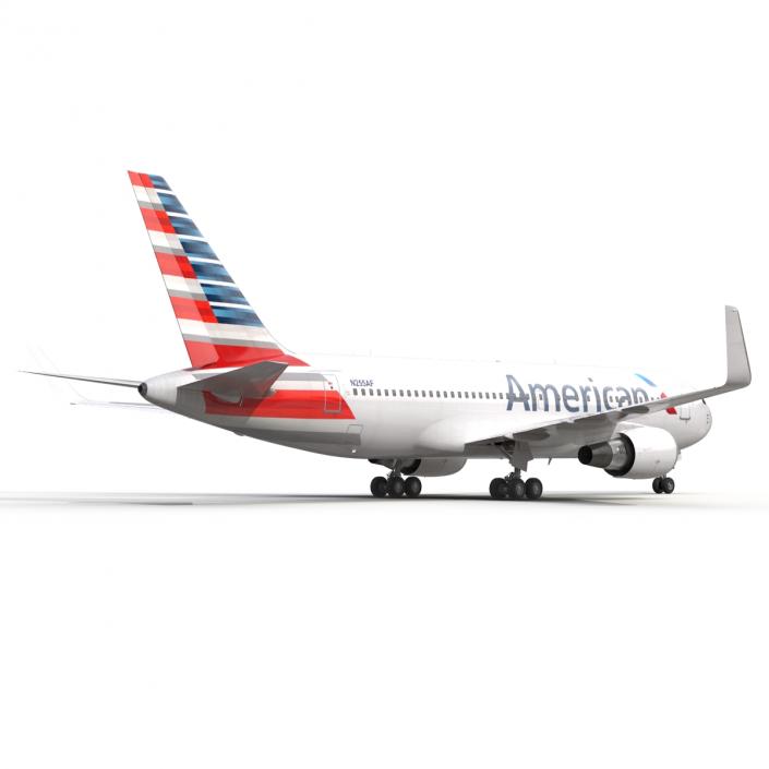 Boeing 767-200ER American Airlines 3D model