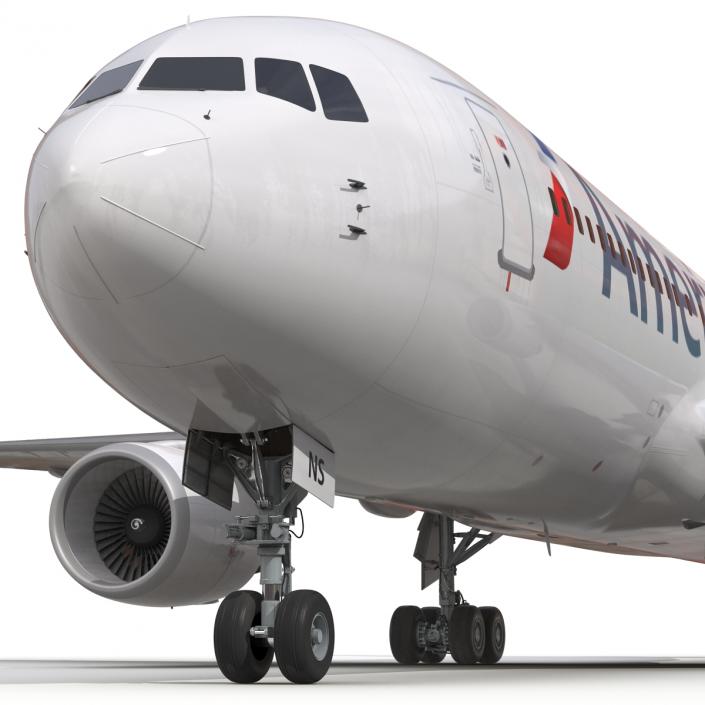 Boeing 767-200ER American Airlines 3D model