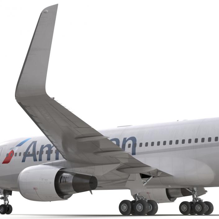 Boeing 767-200ER American Airlines 3D model