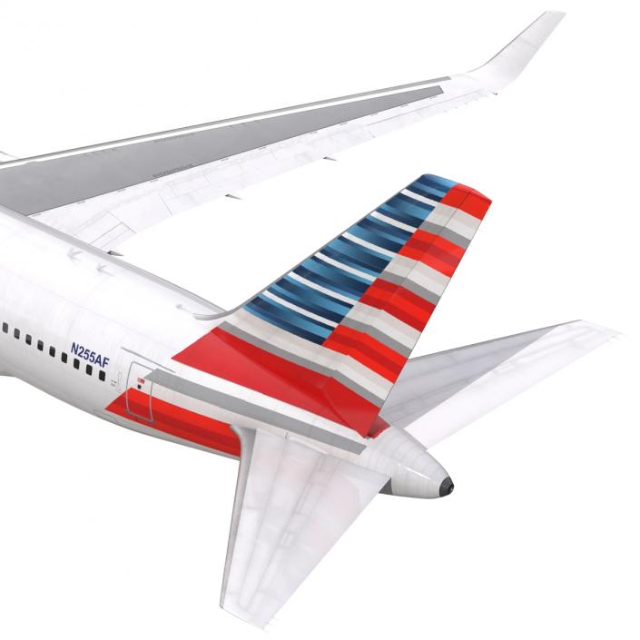 Boeing 767-200ER American Airlines 3D model