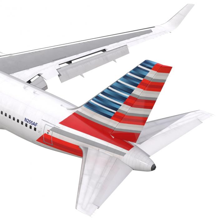 Boeing 767-200ER American Airlines 3D model