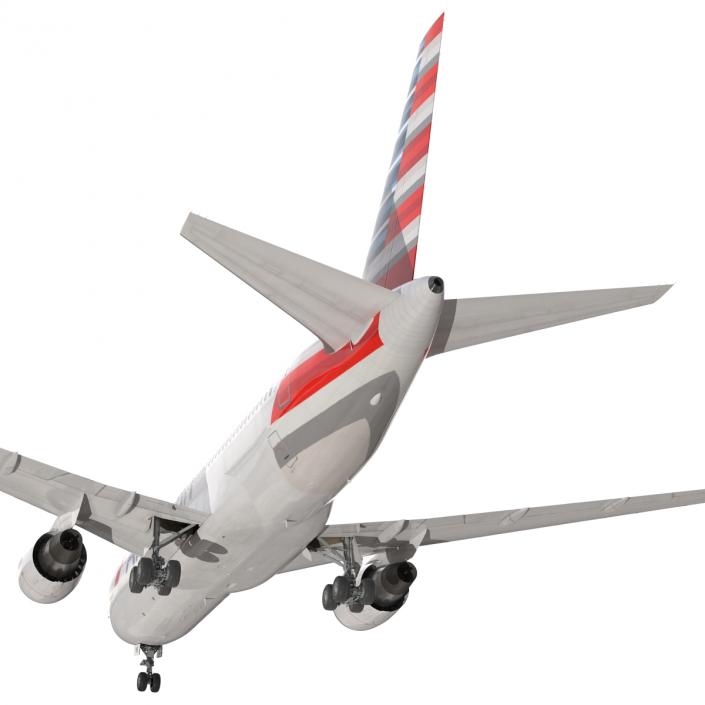 Boeing 767-200ER American Airlines 3D model