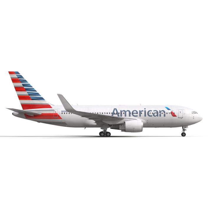 Boeing 767-200ER American Airlines 3D model