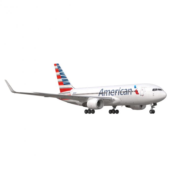 Boeing 767-200ER American Airlines 3D model