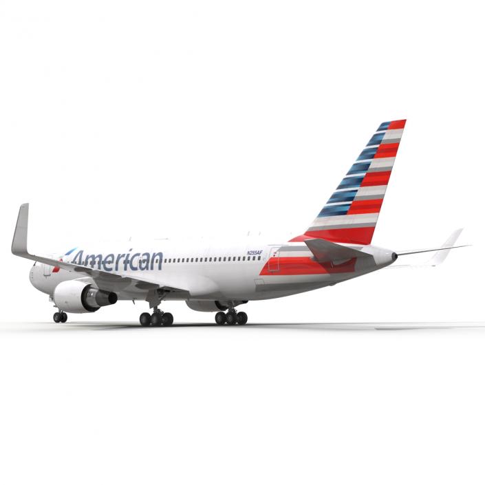 Boeing 767-200ER American Airlines 3D model