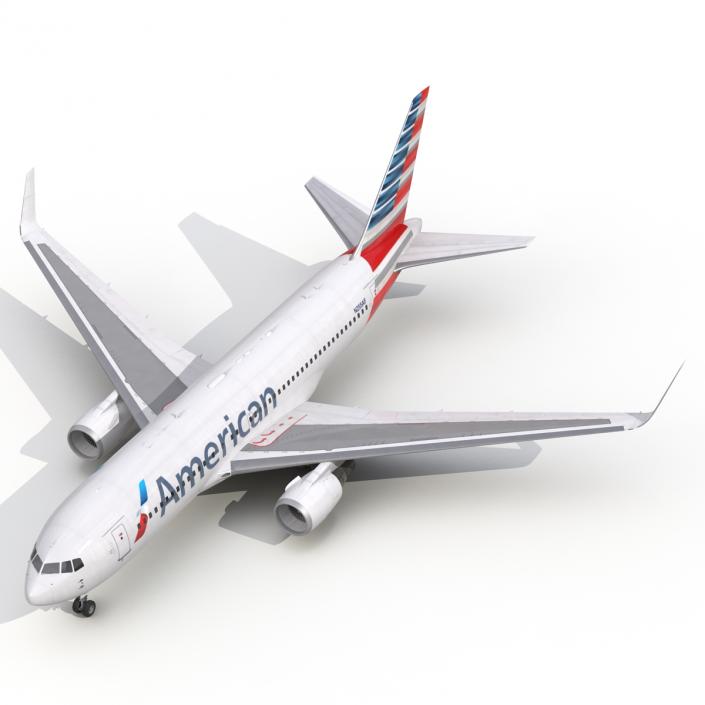 Boeing 767-200ER American Airlines 3D model