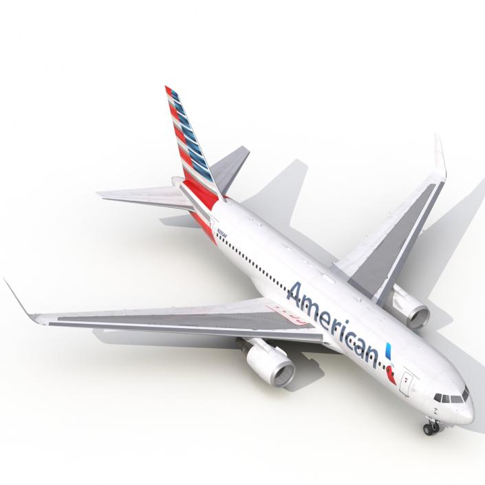 Boeing 767-200ER American Airlines 3D model