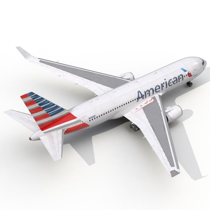 Boeing 767-200ER American Airlines 3D model