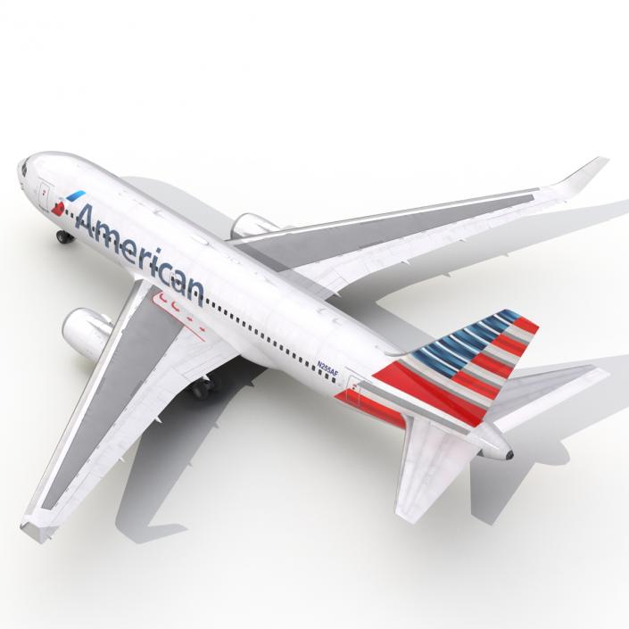 Boeing 767-200ER American Airlines 3D model