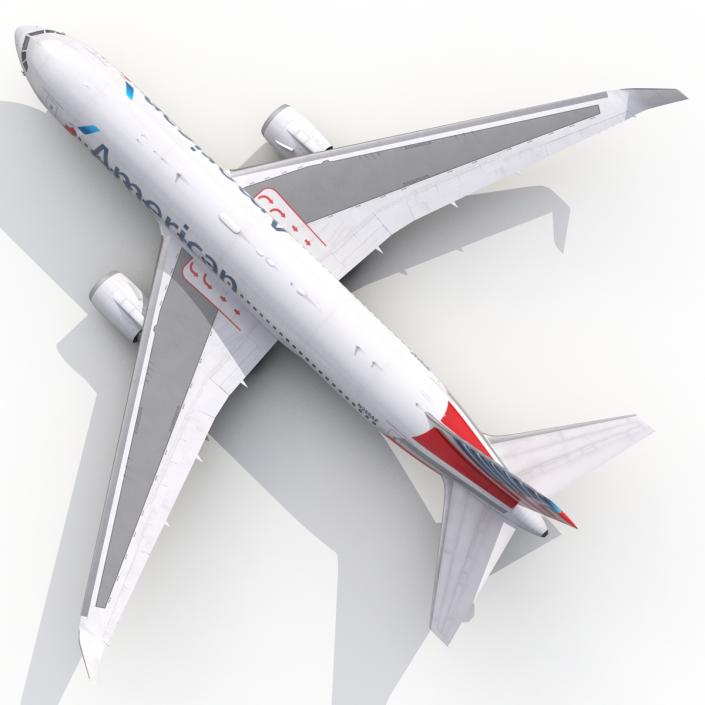 Boeing 767-200ER American Airlines 3D model