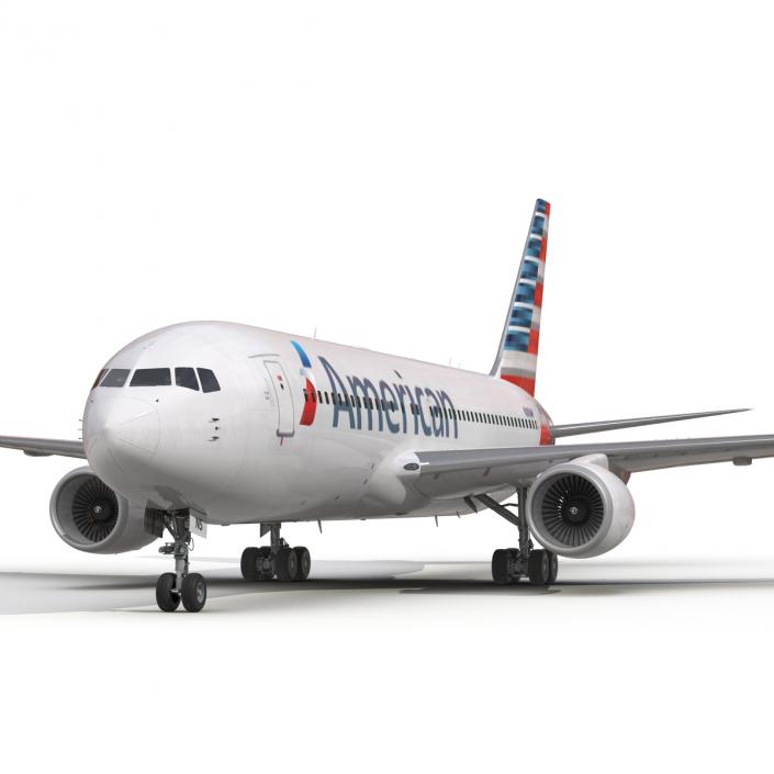 Boeing 767-200ER American Airlines 3D model