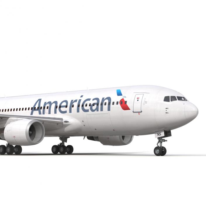 Boeing 767-200ER American Airlines 3D model