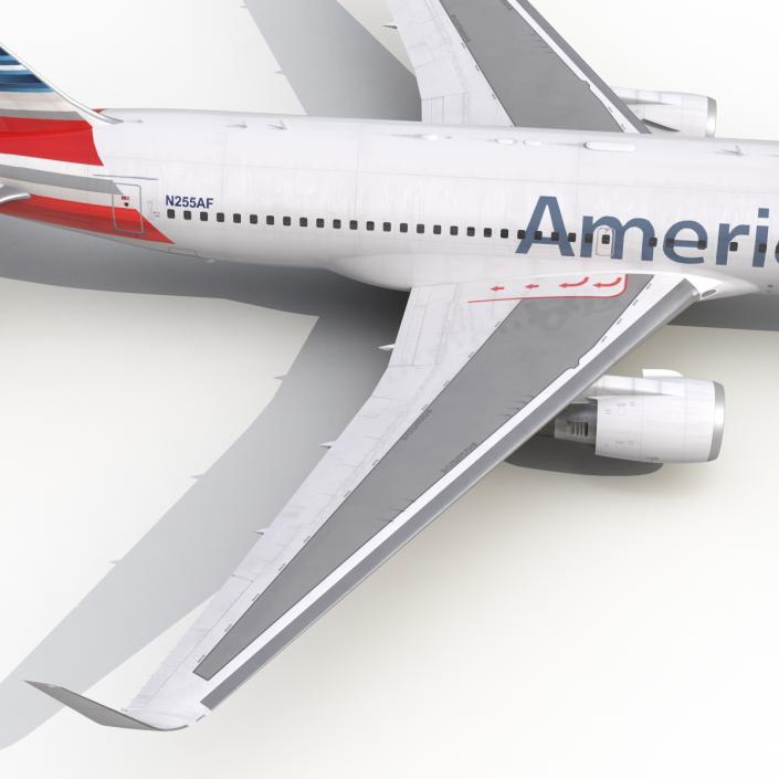 Boeing 767-200ER American Airlines 3D model