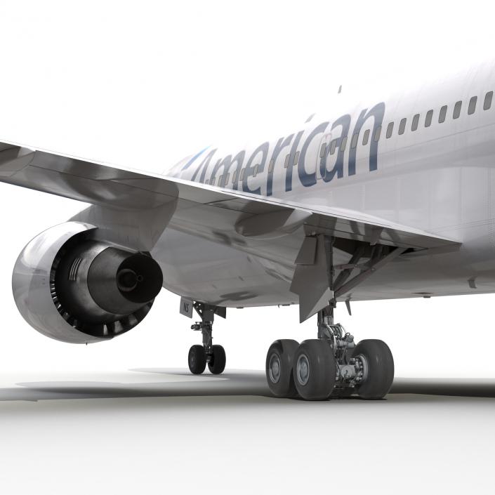 Boeing 767-200ER American Airlines 3D model