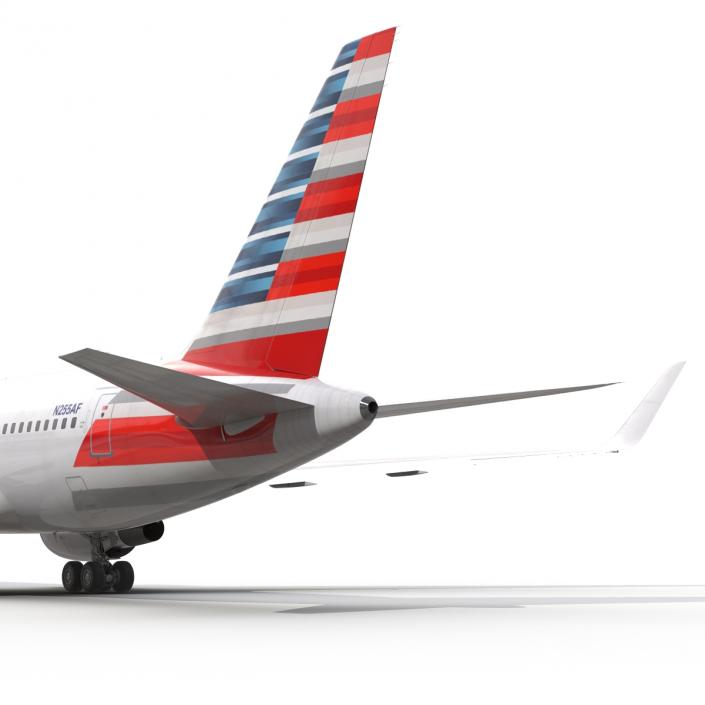 Boeing 767-200ER American Airlines 3D model