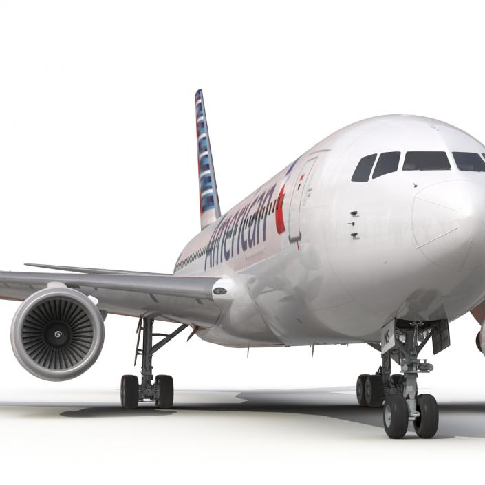 Boeing 767-200ER American Airlines 3D model