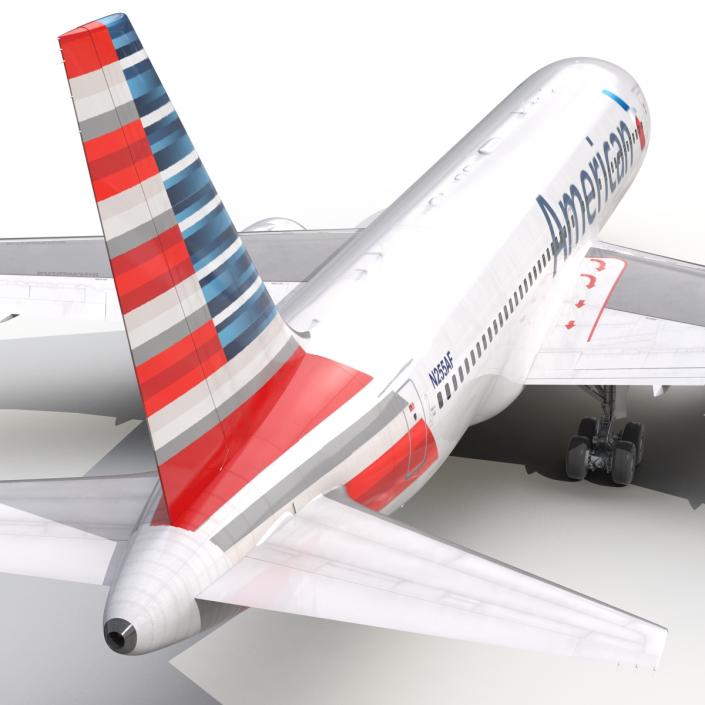 Boeing 767-200ER American Airlines 3D model