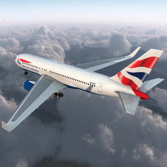 Boeing 767-200ER British Airways 3D