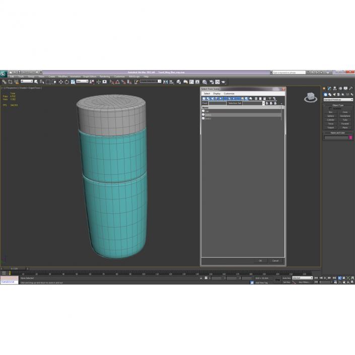 3D model Travel Mug Blue