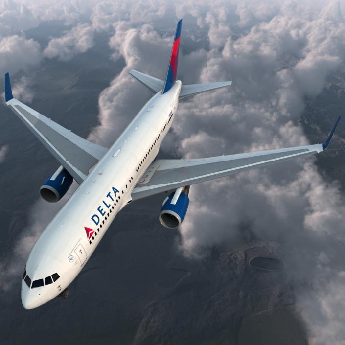 Boeing 767-200ER Delta Air Lines 3D